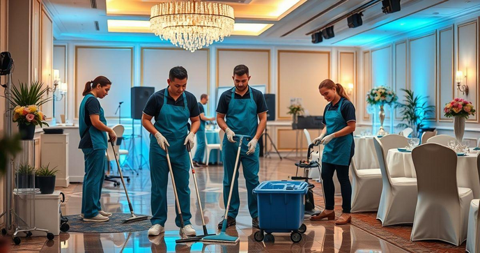 Equipe de limpeza para eventos: como escolher a melhor Equipe de limpeza para eventos: como escolher a melhor